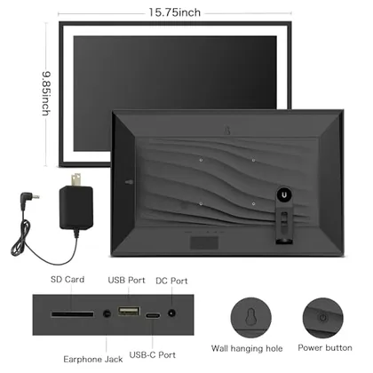 Flyruit Digital Picture Frame 2 Pack, view 3