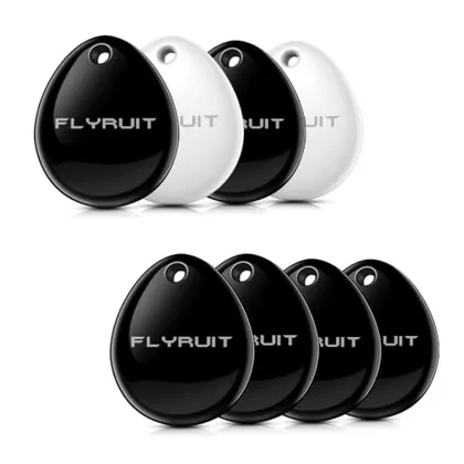 Flyruit 4 Pack(2 White &2 Black) + 4 Pack (Black)