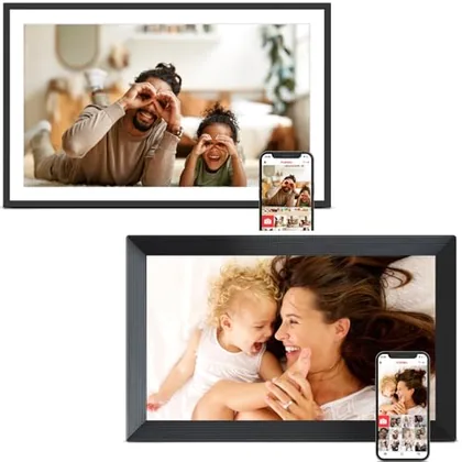 Flyruit 2 pcs of WiFi Digital Picture Frame